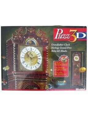 Puzz 3D Grandfather Clock New Sealed